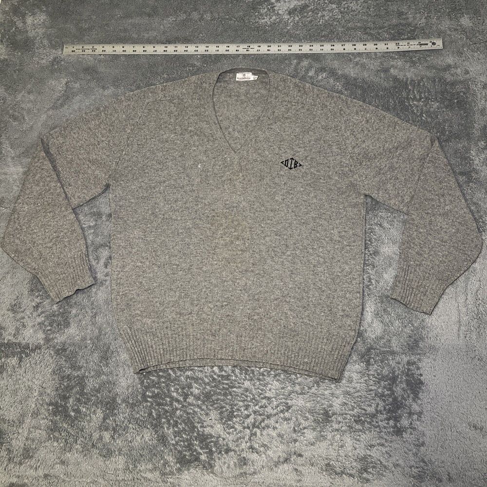 Neiman Marcus Scotland Cashmere Sweater Mens Large V Neck Vintage Preppy